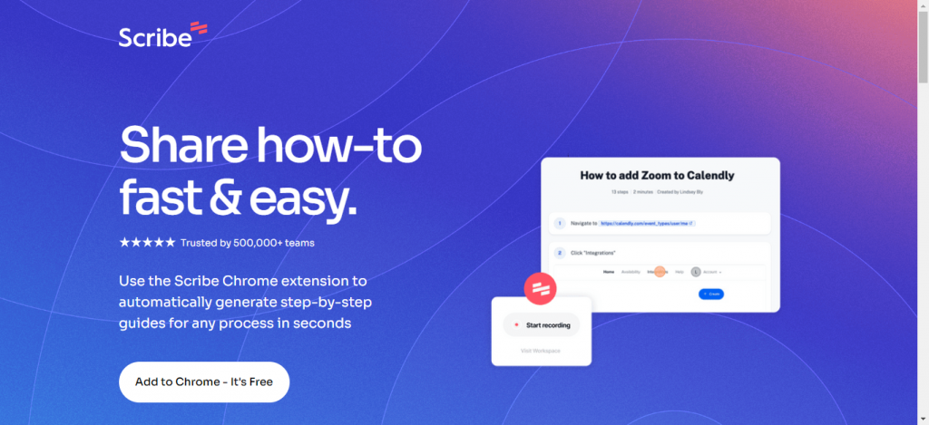 Scribe home page - Tools to make passive money online