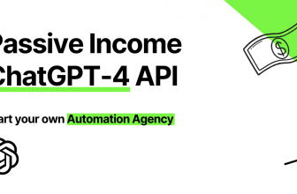 Passive Income Using ChatGPT-4 API