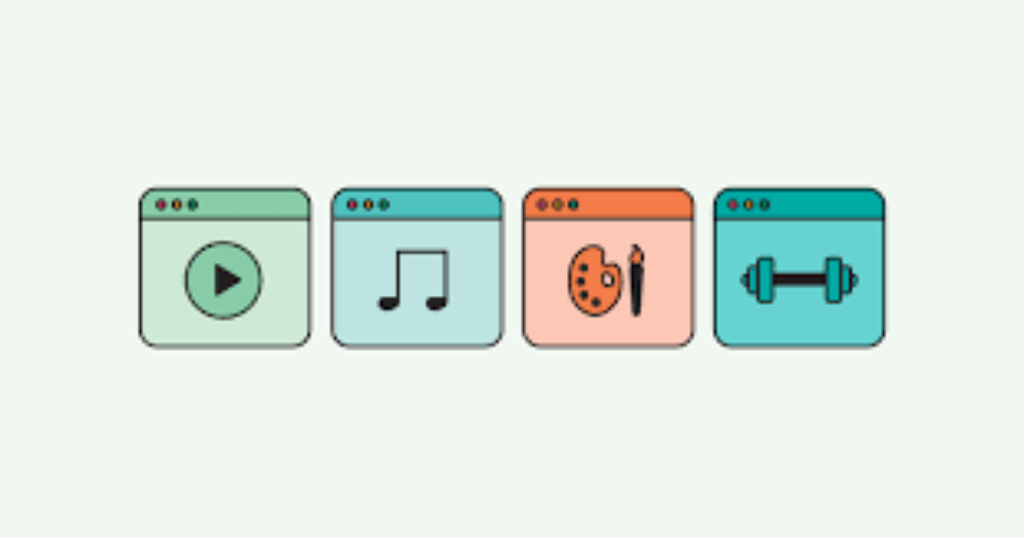An image showing various formats to sell digital products on Etsy